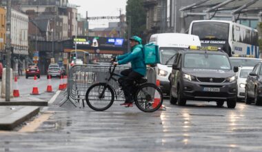 Construction begins on Dublin’s first middle-of-the-road cycle path – The Irish Times