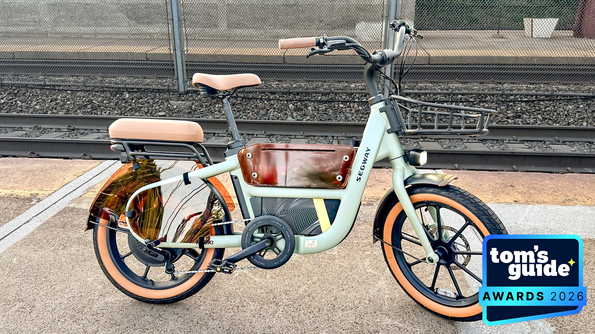 The Segway Muxi with a TG Awards 2026 badge