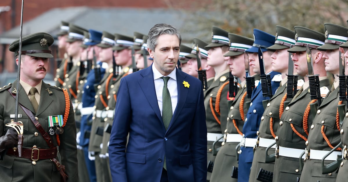 Irish people understand need for more defence spending, claims Harris – The Irish Times