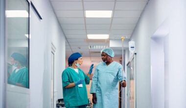 Patient being monitored during recovery after VATS lobectomy and perioperative dexmedetomidine administration.