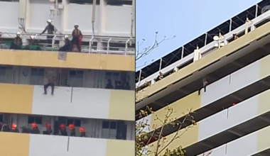 Man jumps from 12th floor of Ang Mo Kio HDB block, apprehended under Mental Health Act, Singapore News