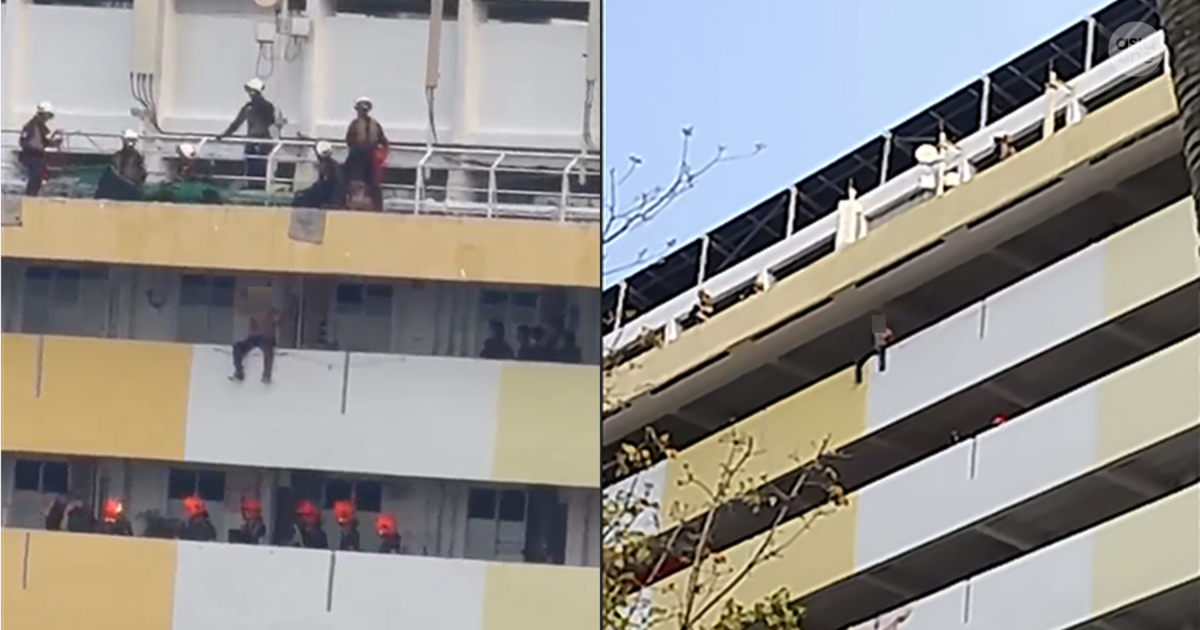 Man jumps from 12th floor of Ang Mo Kio HDB block, apprehended under Mental Health Act, Singapore News