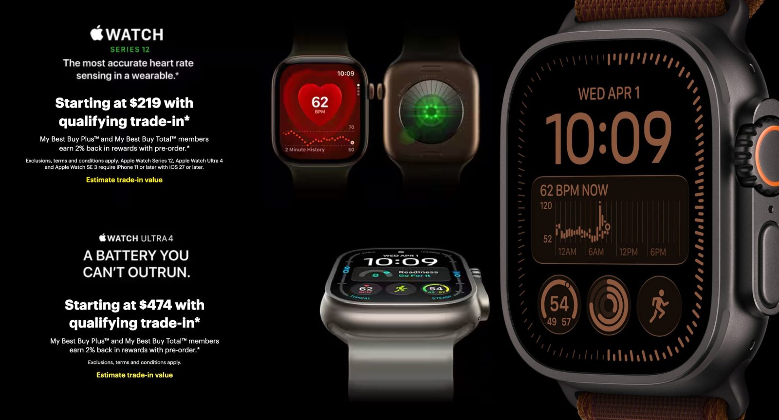 A screenshot of a smart watch