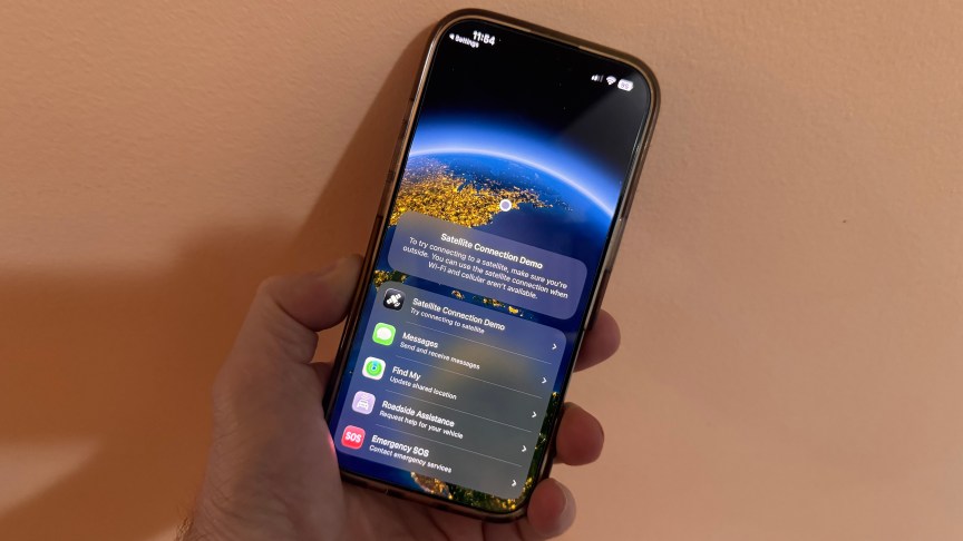 Apple's iPhone satellite service