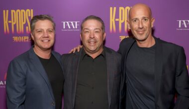 Aura Entertainment Execs at K-POPS! Los Angeles Premiere