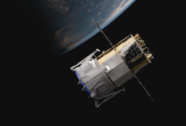 Blue Origin Blue Moon Mark 2 Human Landing System Test Article in Earth Orbit