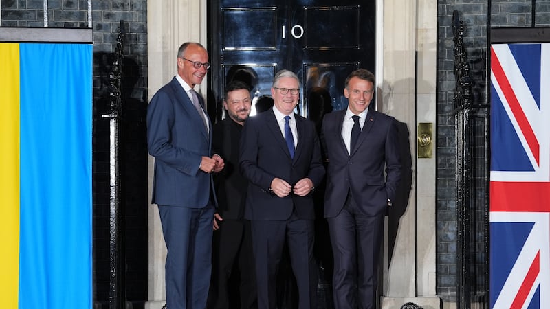 Starmer hosts Zelensky and French and German leaders for talks on Ukraine