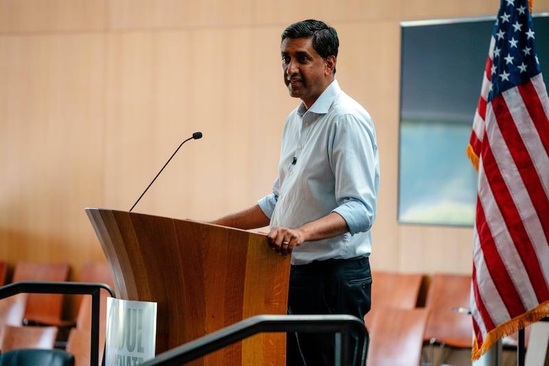 Democrat Ro Khanna said “we need to stand up and regulate” artificial intelligence. Photograph: Nick Hagen/New York Times