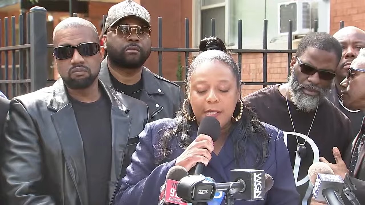 Ye's Latest Chicago Appearance Was at Street Naming Ceremony for His Mother