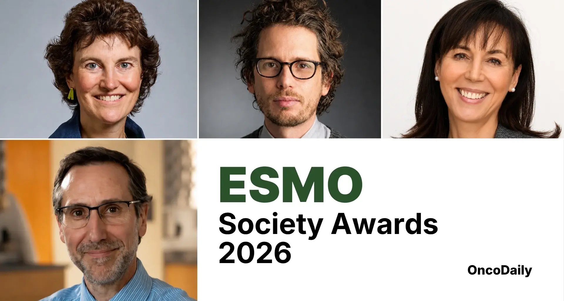 ESMO Announces 2026 Society Award Recipients: Rebecca Fitzgerald, Dan A. Landau, Pilar Garrido and Antoni Ribas