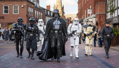 Star Wars characters in Lichfield city centre
