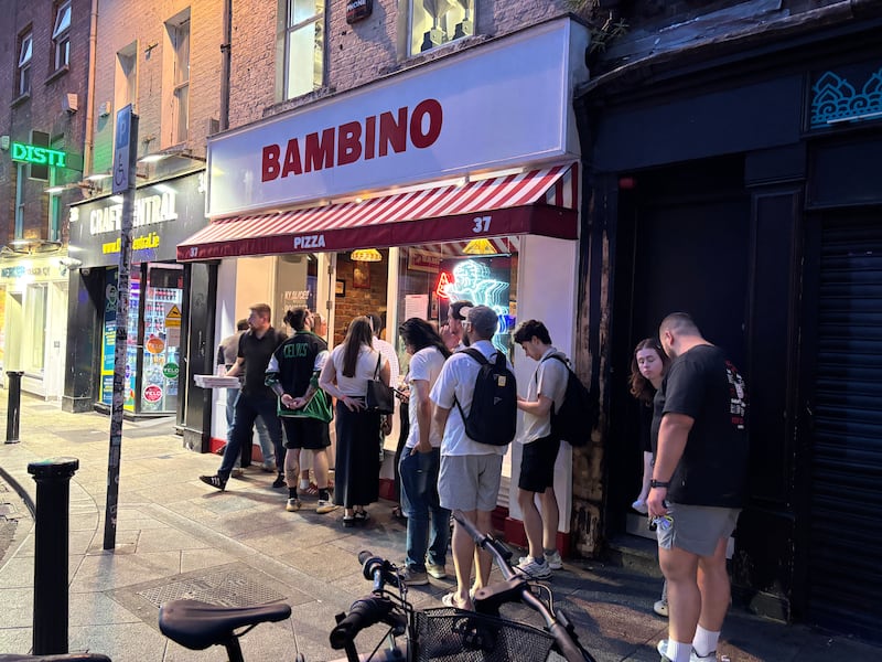 A summer queue at Bambino on Stephen Street. Photograph: Bryan O'Brien/The Irish Times