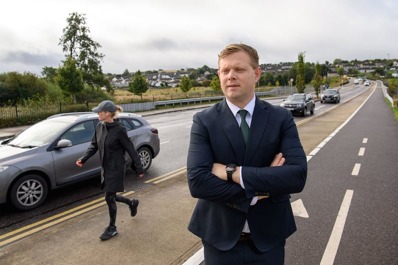 Fine Gael Cllr Jack White says a decent road network for the town should have been put in place years ago. Photograph: Daragh Mc Sweeney/Provision