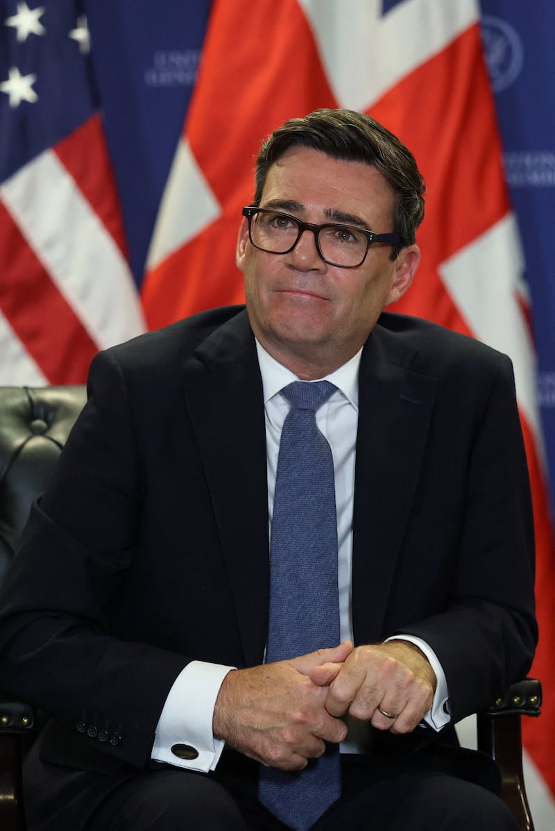 Britain's prime minister Andy Burnham looks on during a meeting with US president Donald Trump during a meeting on the sidelines of the 81st United Nations General Assembly on September 22nd, 2026 in New York City. Photograph: Toby Melville - WPA Pool/Getty Images