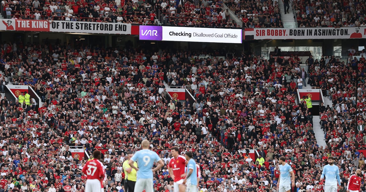 ‘As obvious as it gets’: Michael Carrick fumes at VAR call on Erling Haaland’s derby winner – The Irish Times