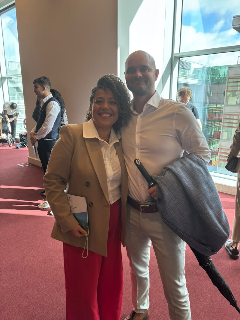 Denise and Gavin Lacey. Photograph: James Cox