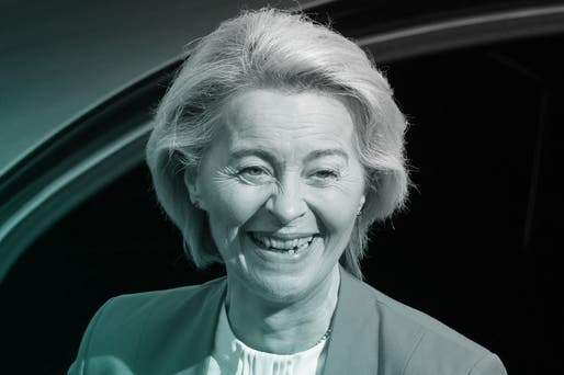 2026climate100 Ursula von der Leyen

 European Commission President Ursula von der Leyen arrives for the annual Bastille Day military parade on the Champs-Elysees Avenue in Paris on July 14, 2026. (Photo by Ludovic MARIN / AFP via Getty Images)