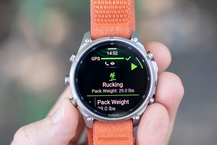 Garmin FEnix9 RuckingActivity.