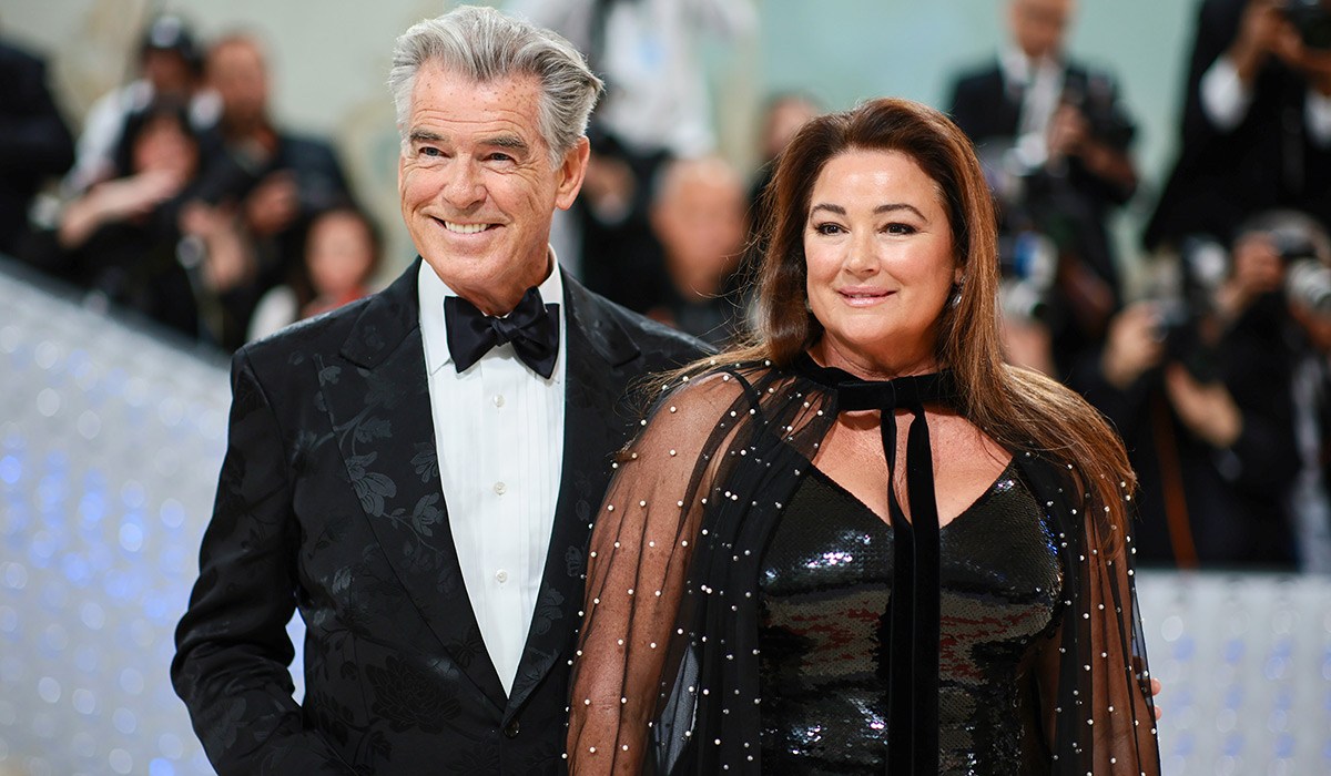 Pierce Brosnan and Keely Shaye Smith attend The 2023 Met Gala Celebrating "Karl Lagerfeld: A Line Of Beauty" at The Metropolitan Museum of Art. Pic: Getty Images
