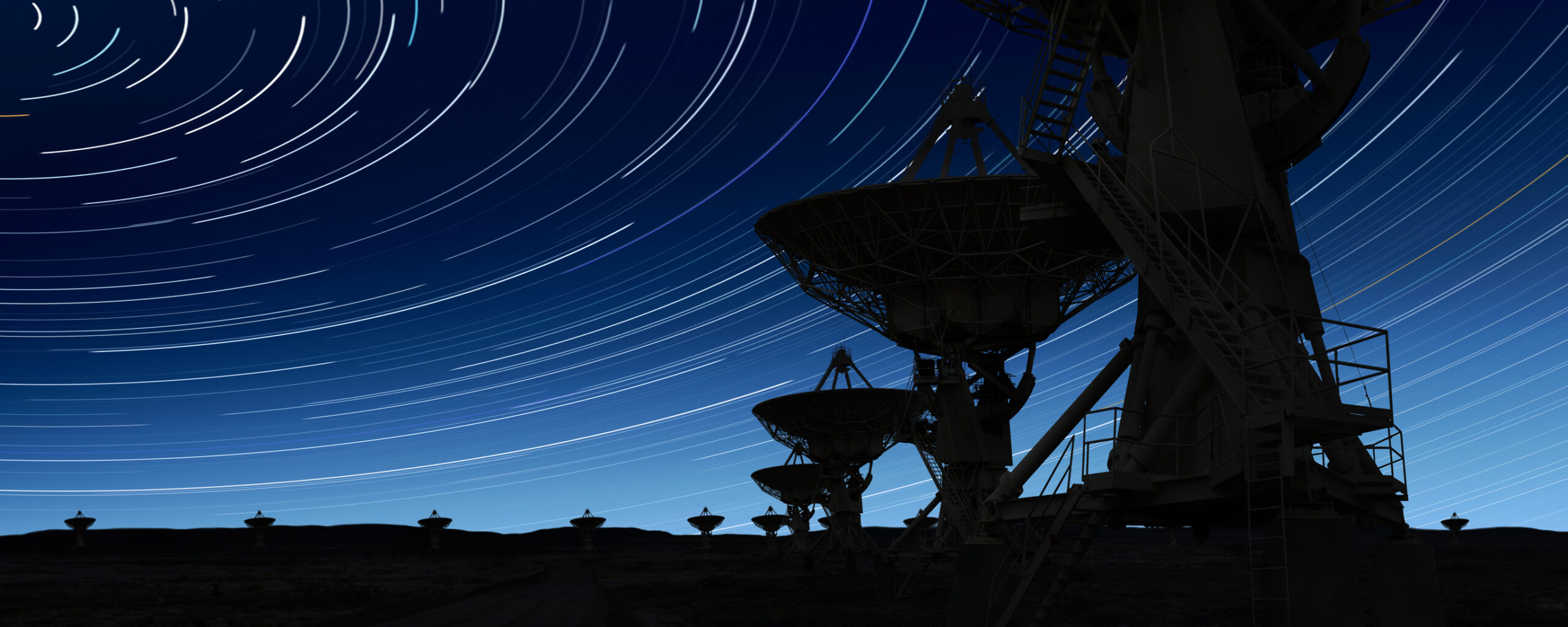 Radio telescopes are searching for signals from intelligent alien species in distant galaxies. Credit: Sharply Done / Getty Images