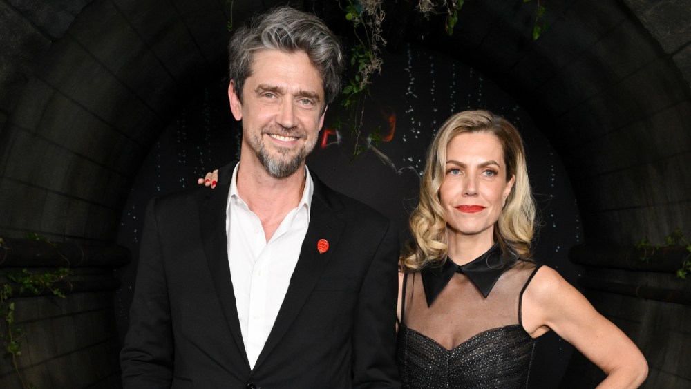 Andrés Muschietti, Barbara Muschietti at HBO's "It: Welcome to Derry" Los Angeles Premiere held at Warner Bros. Studios on October 20, 2025 in Burbank, California. (Photo by Gilbert Flores/Variety via Getty Images)