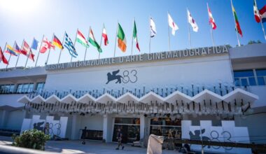 A general view of the signage at The 83rd Venice International Film Festival on August 31, 2026 in Venice, Italy. (Photo by Michael Buckner/Variety via Getty Images)