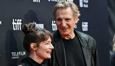 Liam Neeson debuts new romance with actress Stella Stocker
