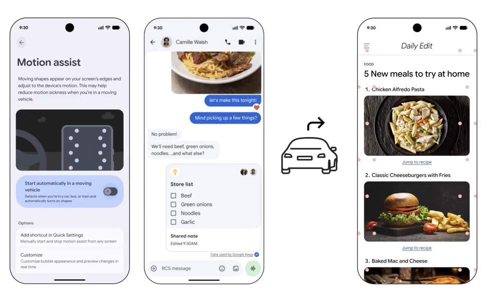 Google Motion Assist - Android 17