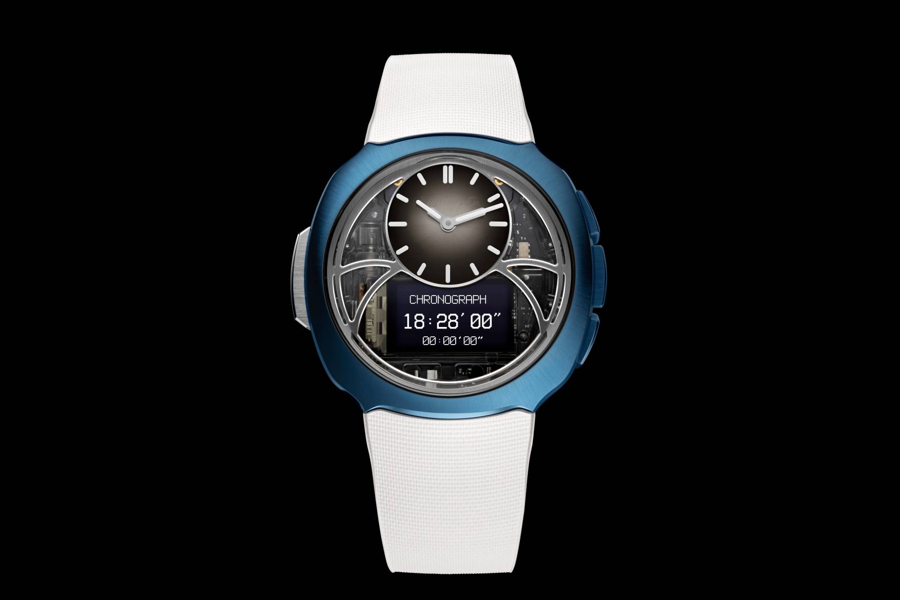 H Moser Streamliner OFF GRID blue soldier