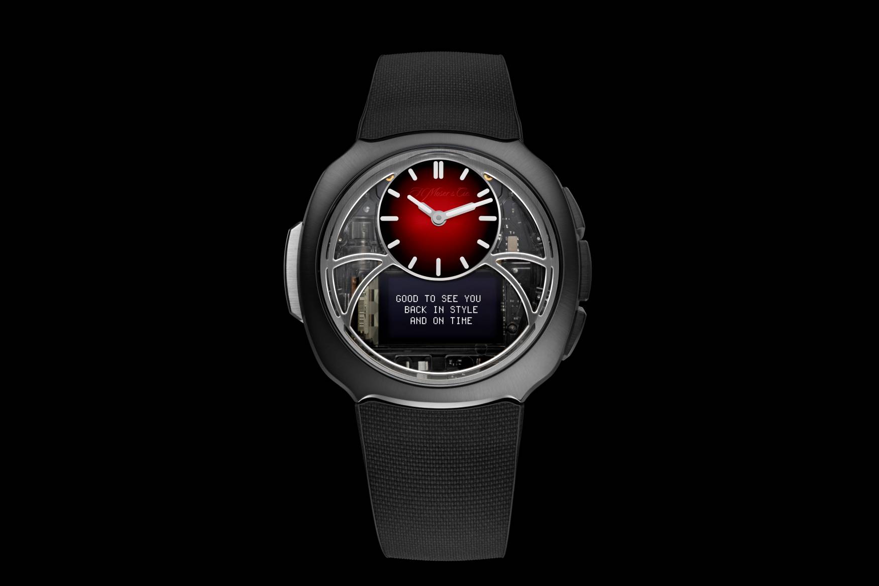 H Moser Streamliner OFF GRID red soldier
