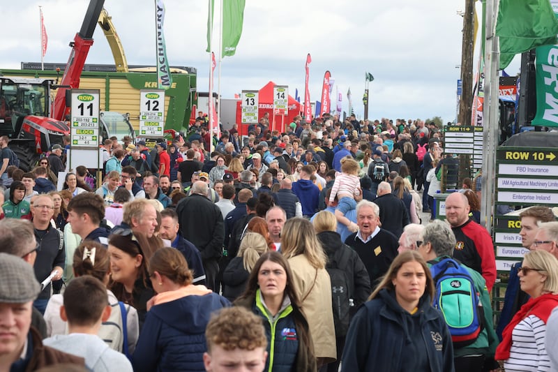 Crowds at the National Ploughing Championships 2026. Photograph: Dara Mac Dónaill / The Irish Times