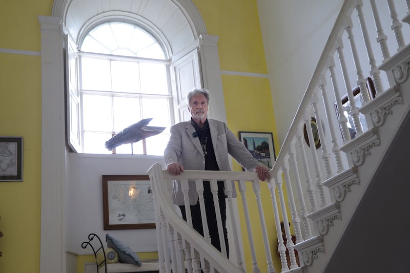 Patrick Bergin at home in Emmel Castle. Photograph: Bryan O’Brien