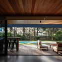 © Aldo Lanzi Cella House / iHouse estudio - Interior Photography, Wood, Deck