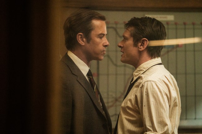 INK. (L to R) Guy Pearce as Murdoch and Jack OConnell as Lamb in Ink. Cr. Anthony Dickenson © 2026.