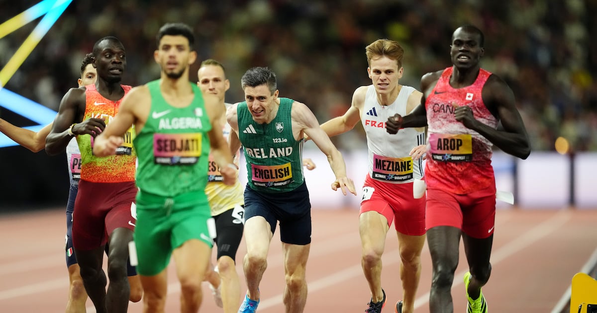 Mark English runs personal best to finish sixth in 800m final at Ultimate Championship – The Irish Times