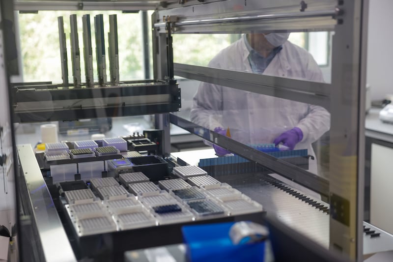 Samples are analysed in the laboratories in Forensic Science Ireland. Photograph: Enda O'Dowd