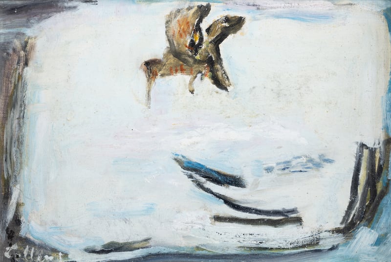 Snow Scene with Woodcock by Patrick Collins