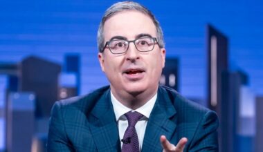 John Oliver Takes Swipe at David Ellison and His 'Business Daddy' Larry Ellison on 'Last Week Tonight'