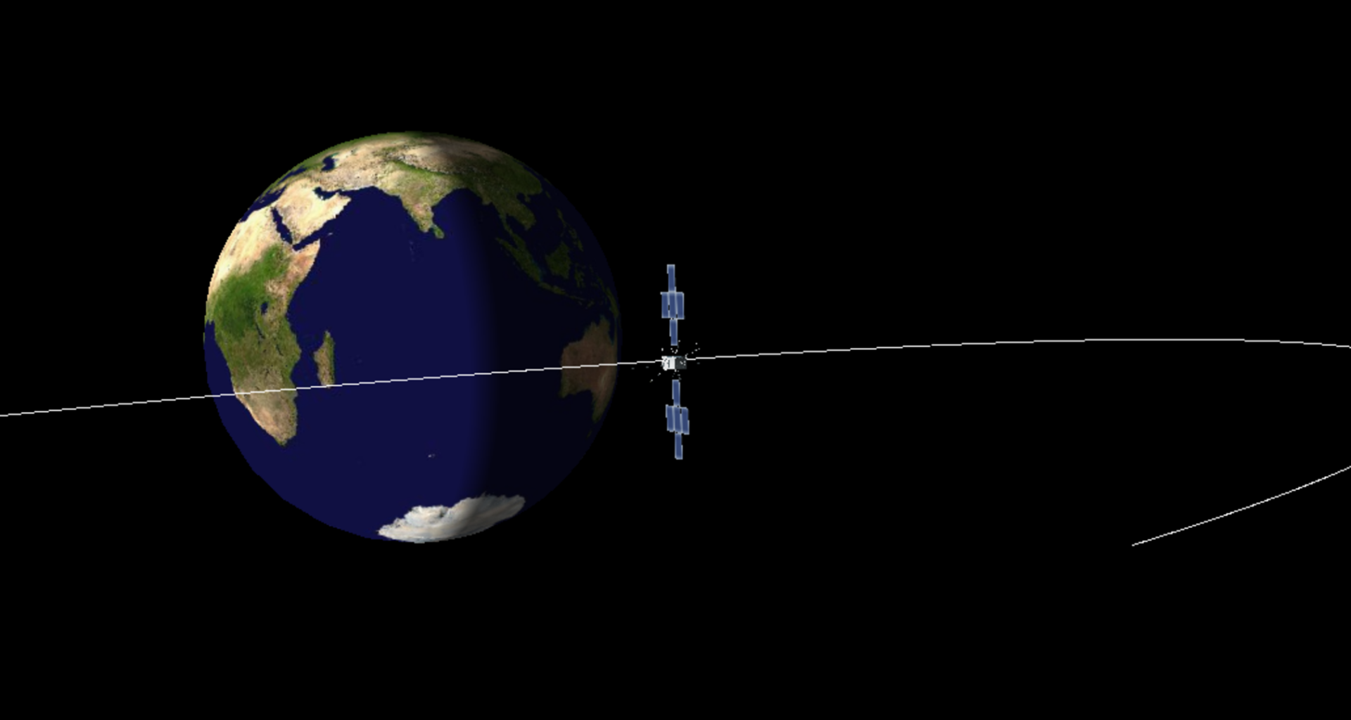 Juice flies past Earth