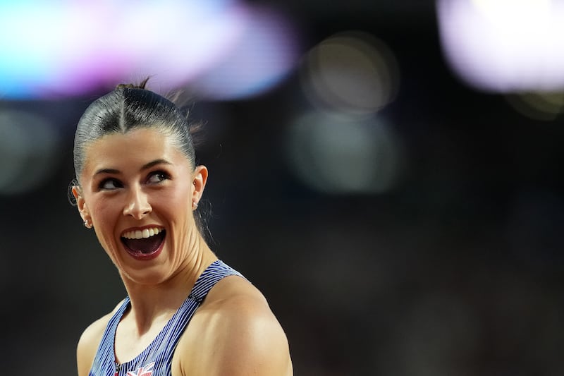 English sprinter Amy Hunt has criticised the Novig ad featuring Sydney Sweeney. Photograph: Martin Rickett/PA Wire