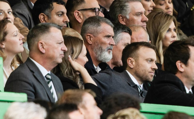 Roy Keane watches Celtic and Rangers on September 20th. Photograph: Craig Foy/SNS Group via Getty Images