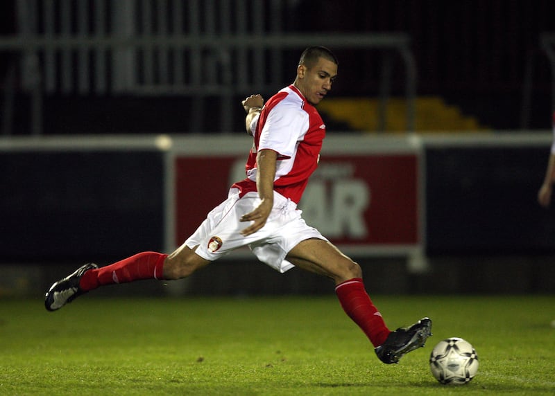Joe O'Cearuill in action for Saint Patrick's Athletic in 2008. Photograph: Donall Farmer/Inpho