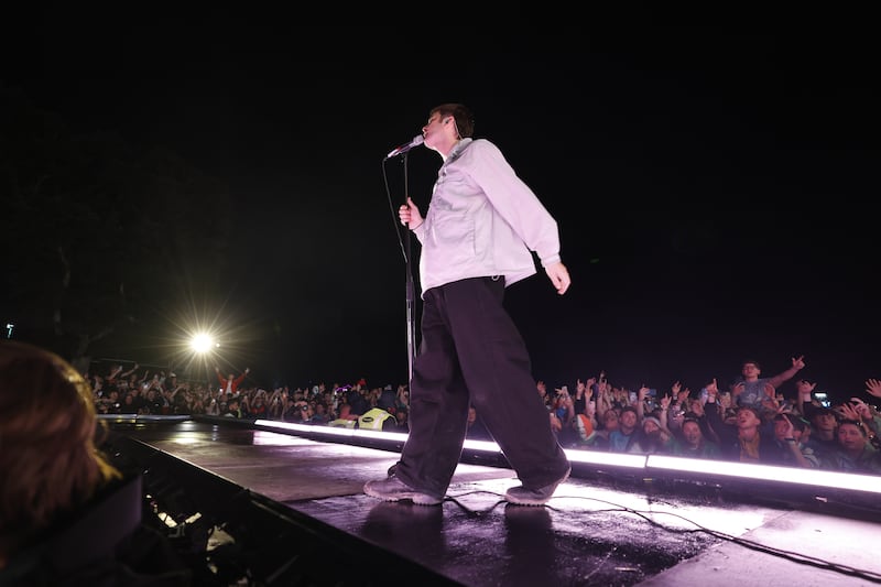 Electric Picnic 2026: Grian Chatten of Fontaines DC on the Main Stage on Sunday. Photograph: Nick Bradshaw