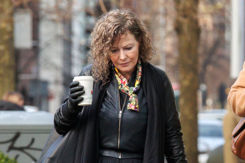 Fiona Donohoe, mother of Noah Donohoe, outside Belfast Coroner's Court earlier this year. Photograph: Liam McBurney/PA Wire