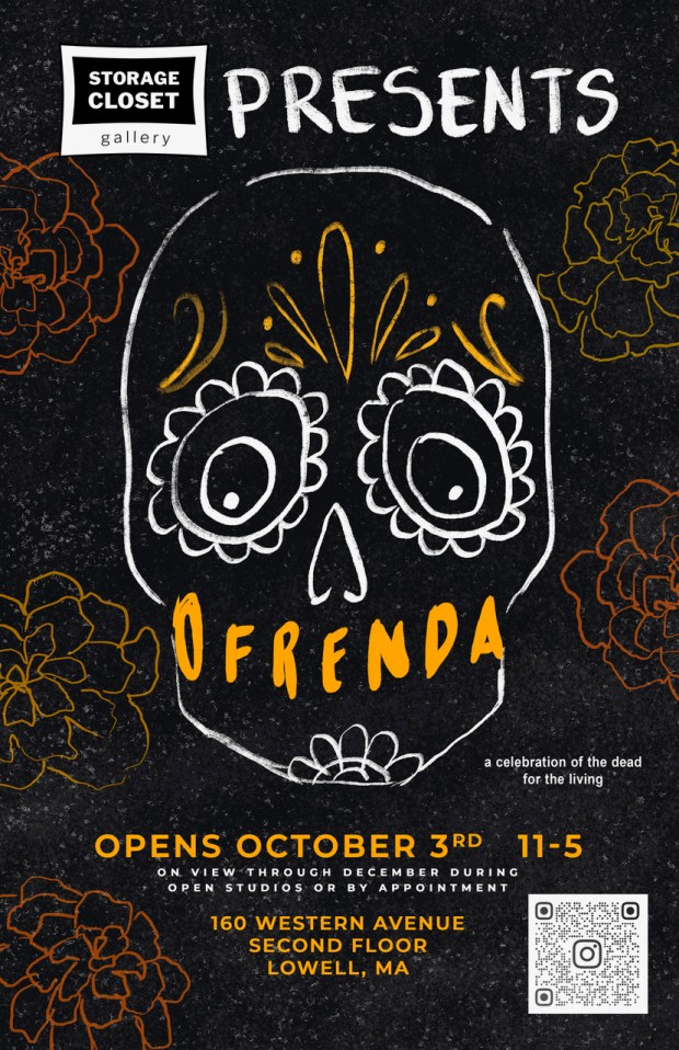 "Ofrenda" will open on Oct. 3 in the Western Avenue Studios' Storage Closet Gallery in Lowell. (Courtesy of Storage Closet Gallery)