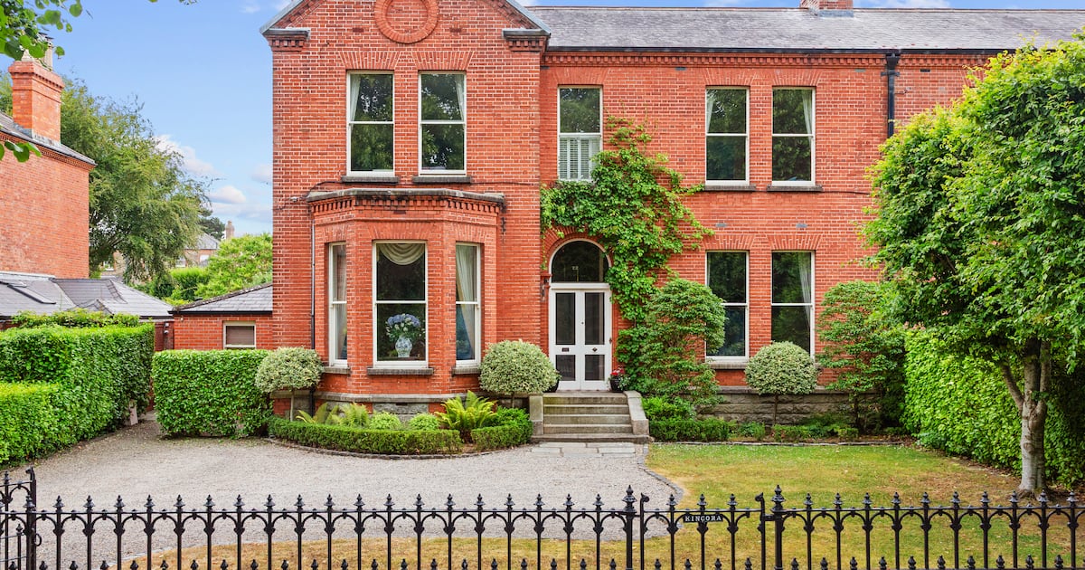 Character-filled Victorian on the sunny side of Temple Gardens in Rathmines – The Irish Times