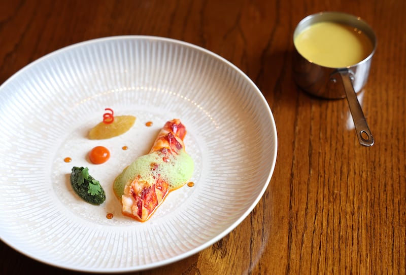 Adam Nevin has developed two menus at Glovers Alley. Photograph: Dara Mac Dónaill