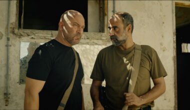 (L to R) Lior Raz as Doron Kavillio Yaakov Zada-Daniel as Eli in Fauda.