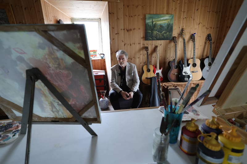 The art studio. Photograph: Bryan O’Brien