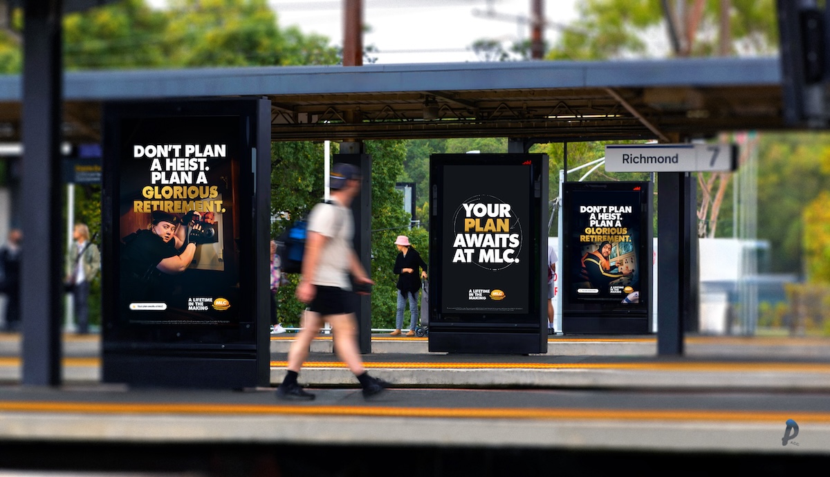 MLC lets Aussies know they have a plan to help more people retire happy in new campaign ‘The Heist’ via Princess A Creative Company